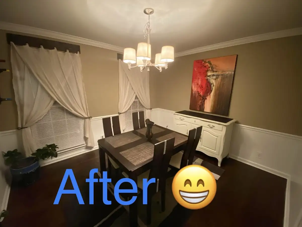 Professional dining room restoration after water damage in Connerton