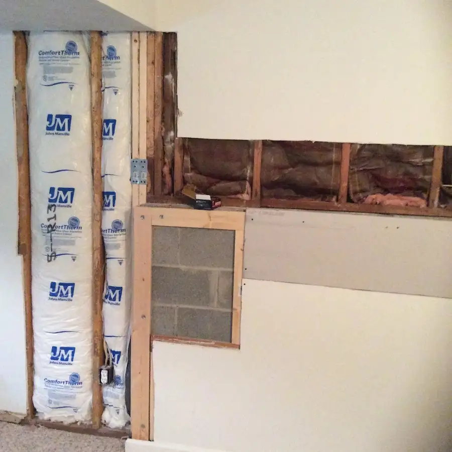 Wall insulation replacement during Contents Cleaning & Restoration in Connerton